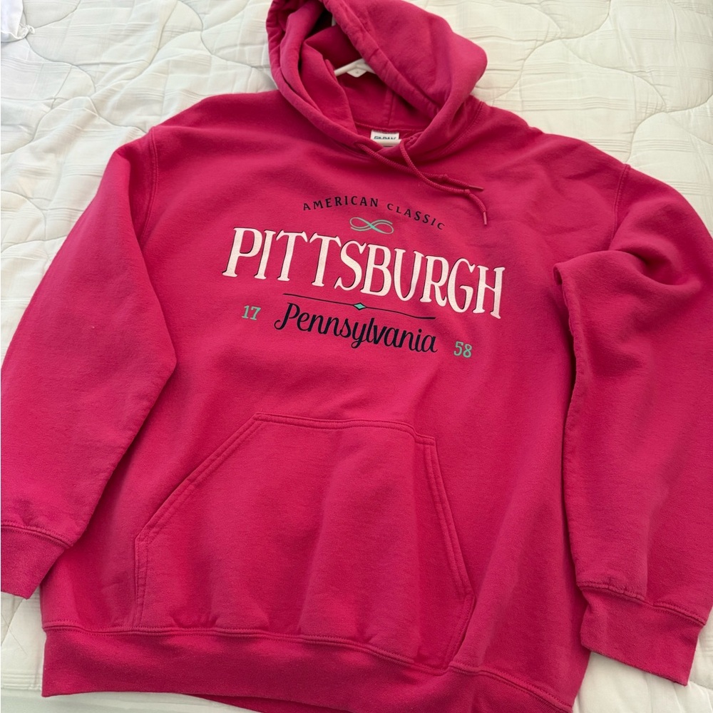 Pittsburgh Pink Womens Hoodie